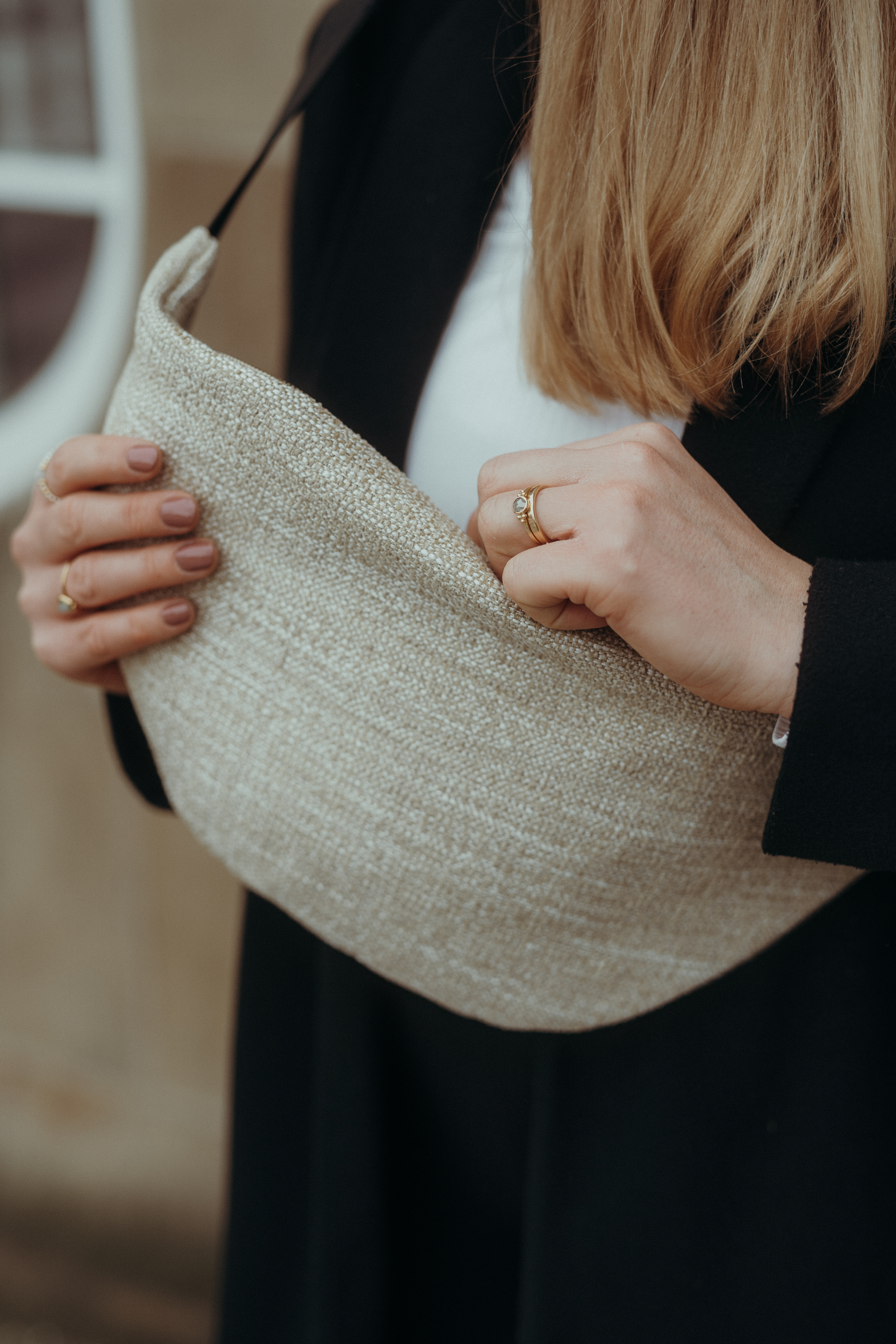 Crossbody Bag Denise Ecru Nature